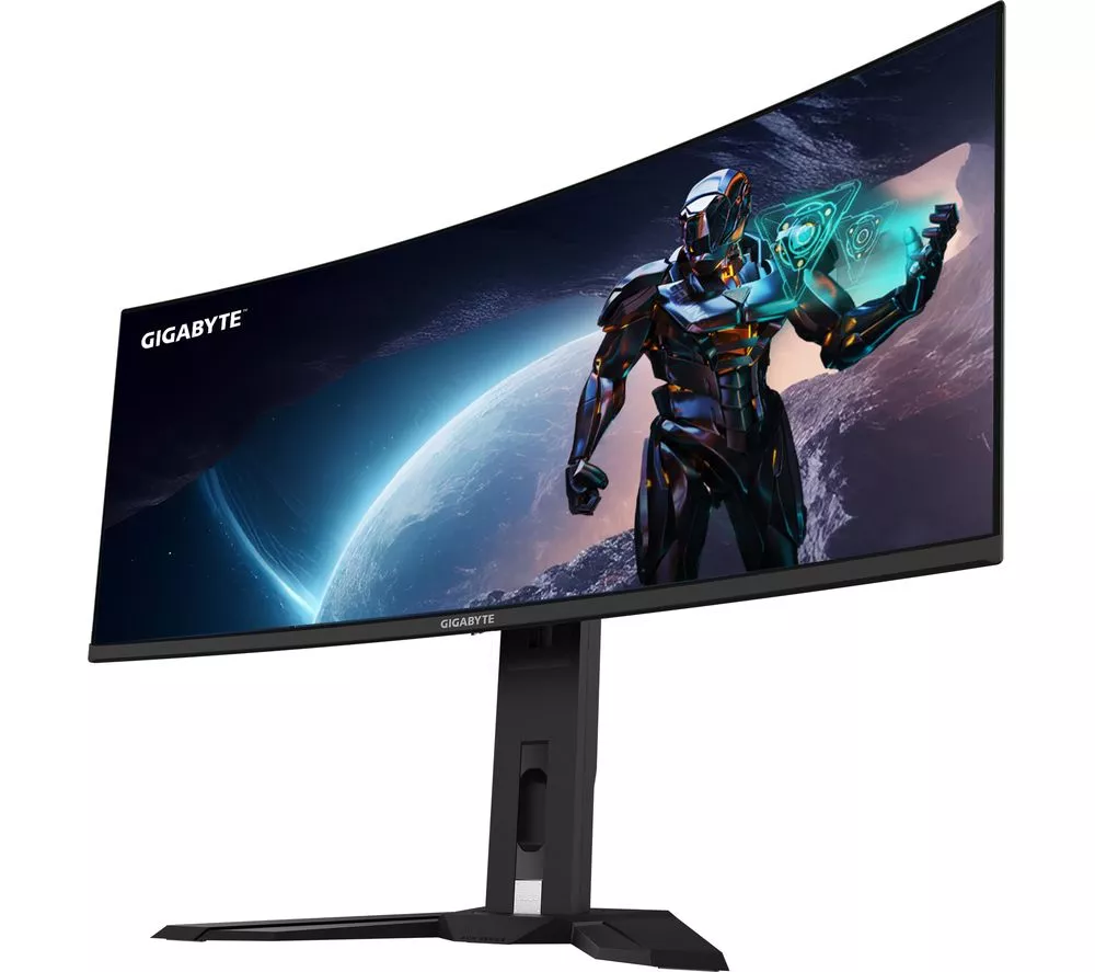 GIGABYTE MO34WQC Wide Quad HD 34" Curved OLED Gaming Monitor - Black