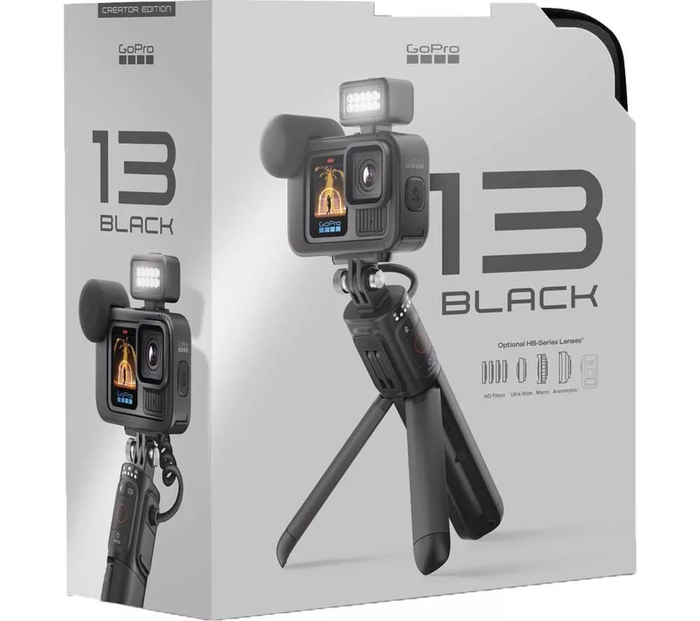 GOPRO HERO13 Black Creator Edition 4K Ultra HD Action Camera - Black