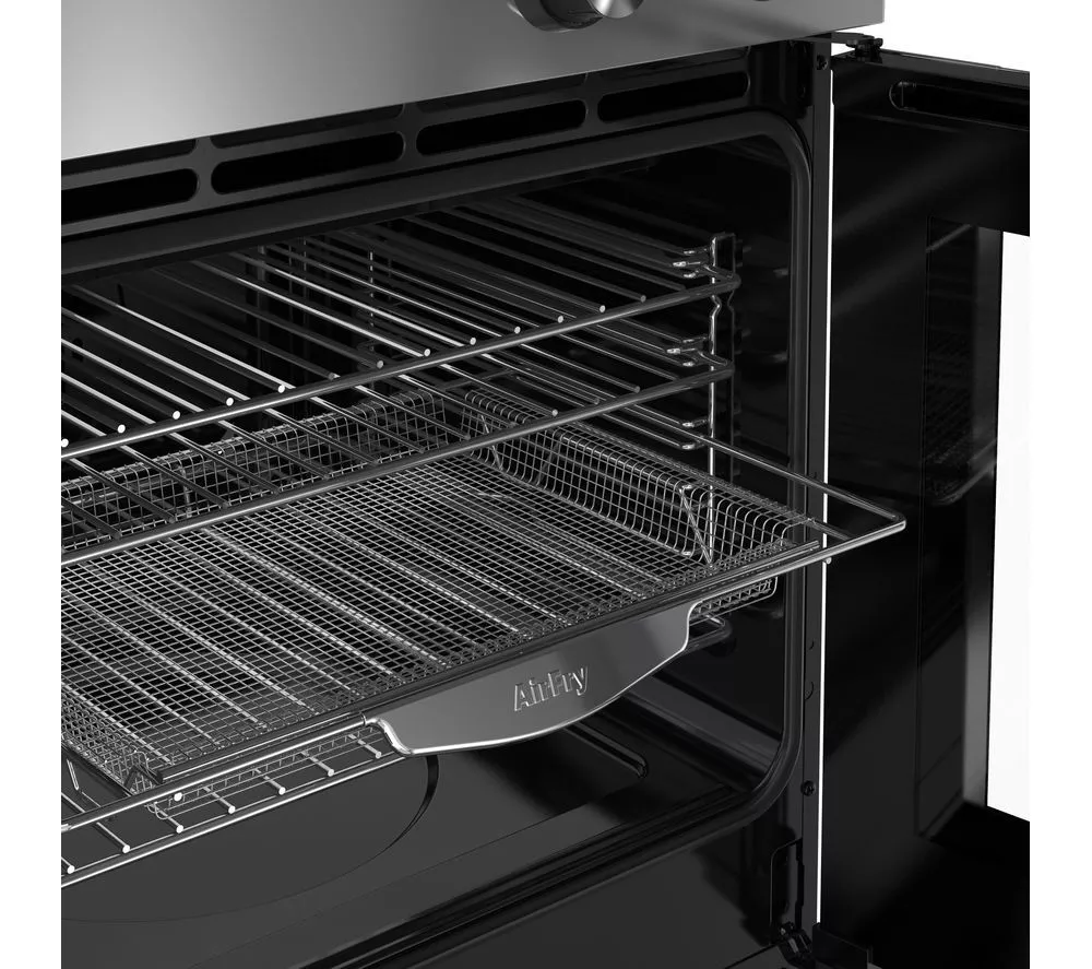 BELLING Cookcentre 100Ei Electric Induction Range Cooker - Stainless Steel & Chrome