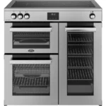 BELLING Cookcentre 90Ei Electric Induction Range Cooker - Stainless Steel