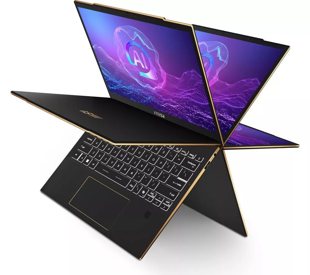 MSI Summit 13 AI+ Studio 13.3" 2 in 1 Laptop, Copilot+ PC - Intel® Core™ Ultra 7, 1 TB SSD, Black