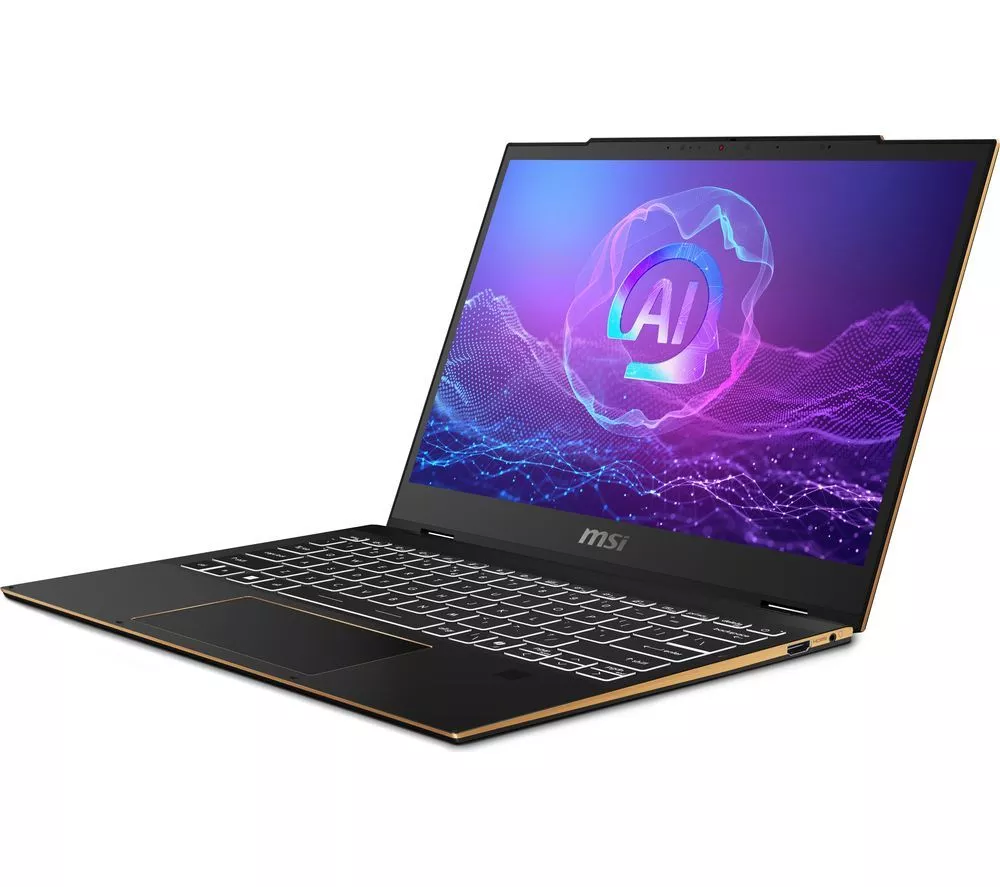 MSI Summit 13 AI+ Studio 13.3" 2 in 1 Laptop, Copilot+ PC - Intel® Core™ Ultra 7, 1 TB SSD, Black