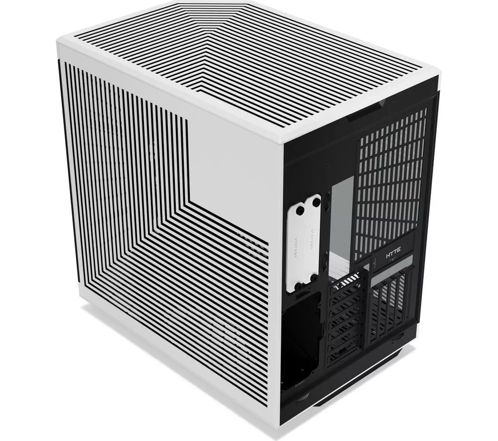 HYTE Y70 Touch Infinite E-ATX Mid-Tower PC Case - Black & White