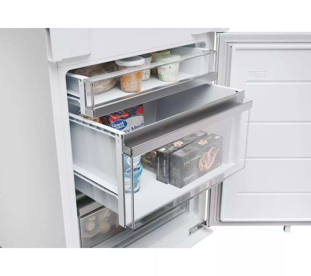 HAIER HBW7518CTK Integrated Smart 70/30 Fridge Freezer - Sliding Hinge
