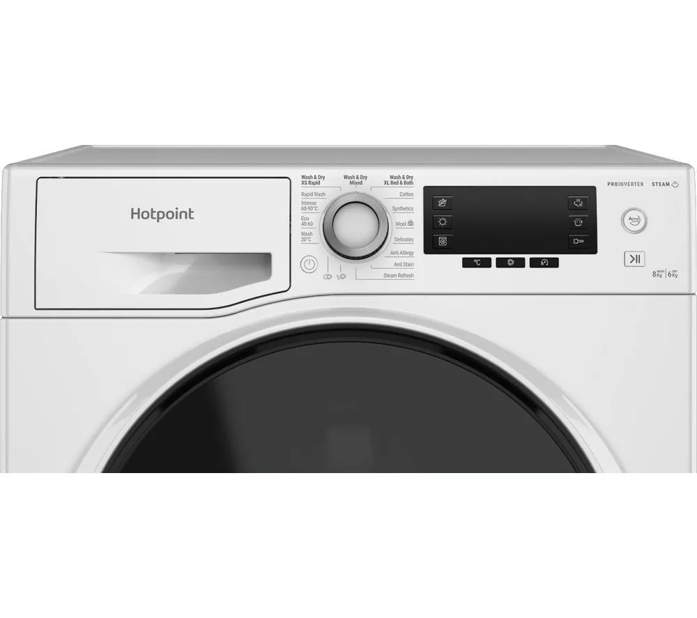 HOTPOINT ActiveCare NDD 86448 WDA UK 8 kg Washer Dryer - White