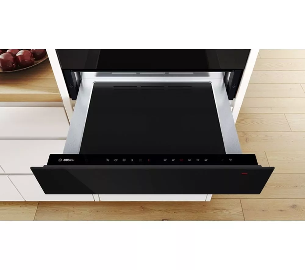BOSCH Series 8 BIC7101B1B Warming Drawer - Black