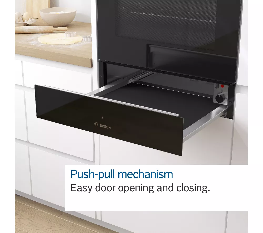 BOSCH Series 8 BIC7101B1B Warming Drawer - Black
