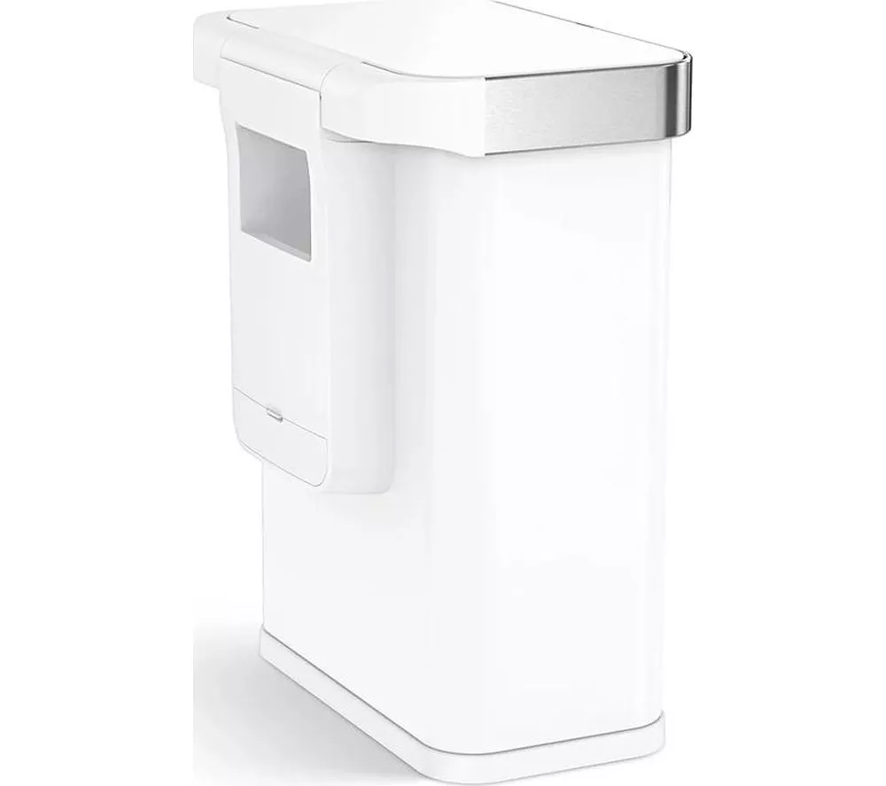 SIMPLEHUMAN ST2033 58-litre Rectangular Bin - White