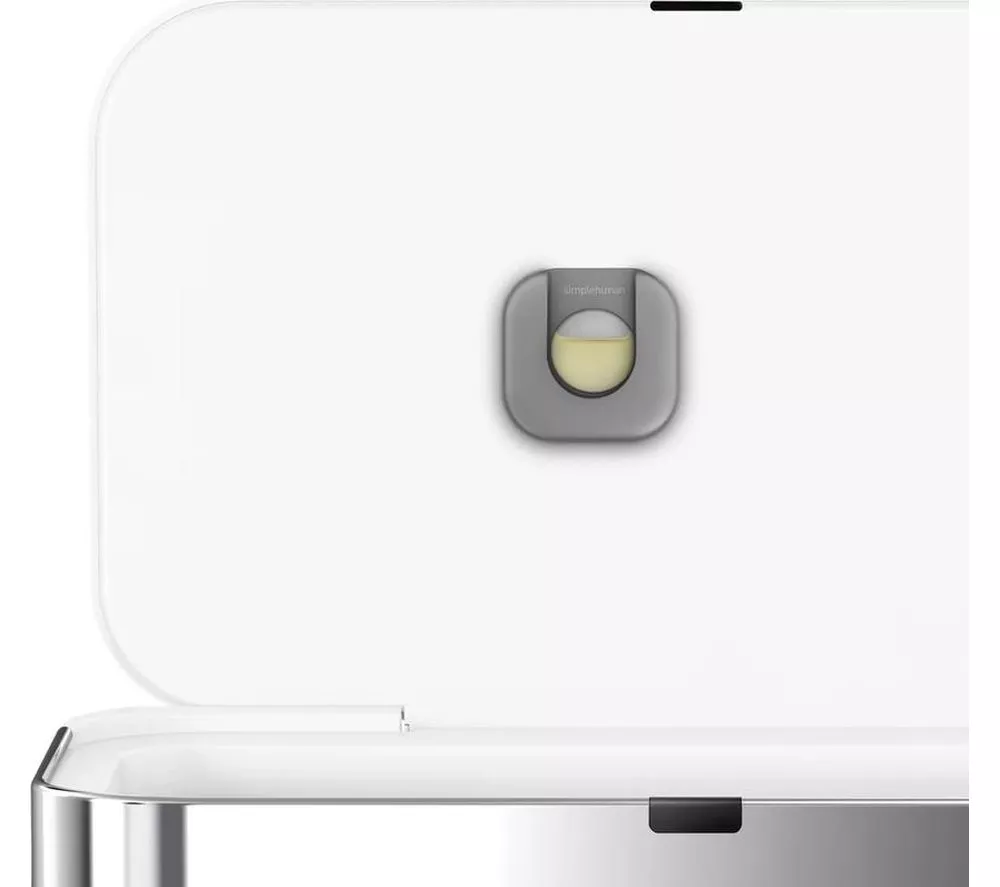 SIMPLEHUMAN ST2033 58-litre Rectangular Bin - White