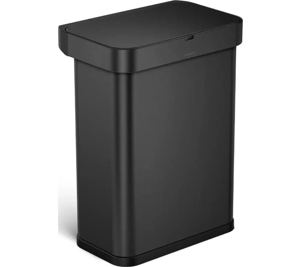 SIMPLEHUMAN ST2042 58-litre Rectangular Bin - Matte Black