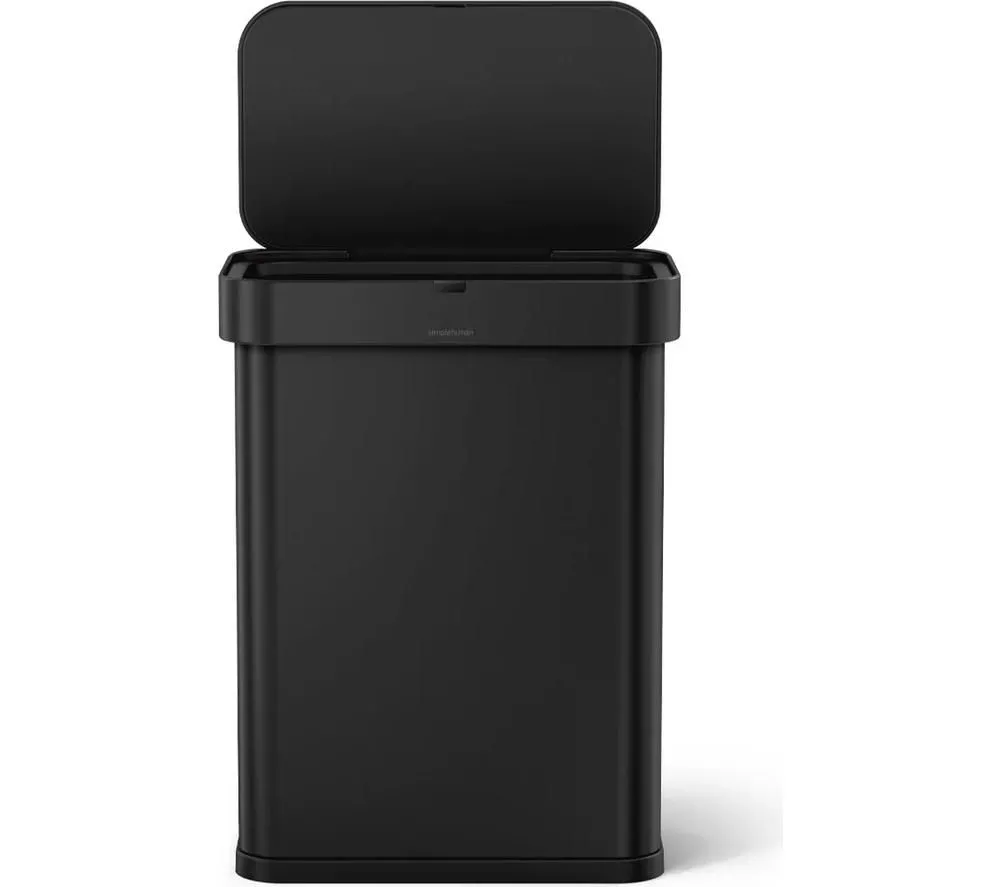 SIMPLEHUMAN ST2042 58-litre Rectangular Bin - Matte Black