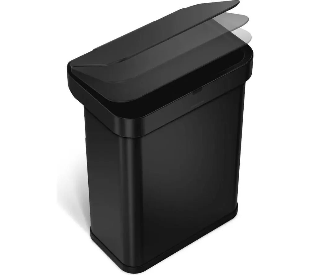 SIMPLEHUMAN ST2042 58-litre Rectangular Bin - Matte Black