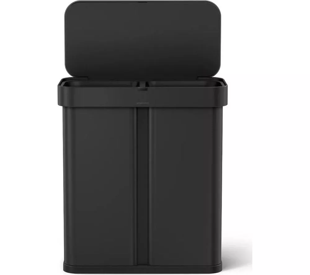 SIMPLEHUMAN ST2043 58-litre Rectangular Bin - Matte Black