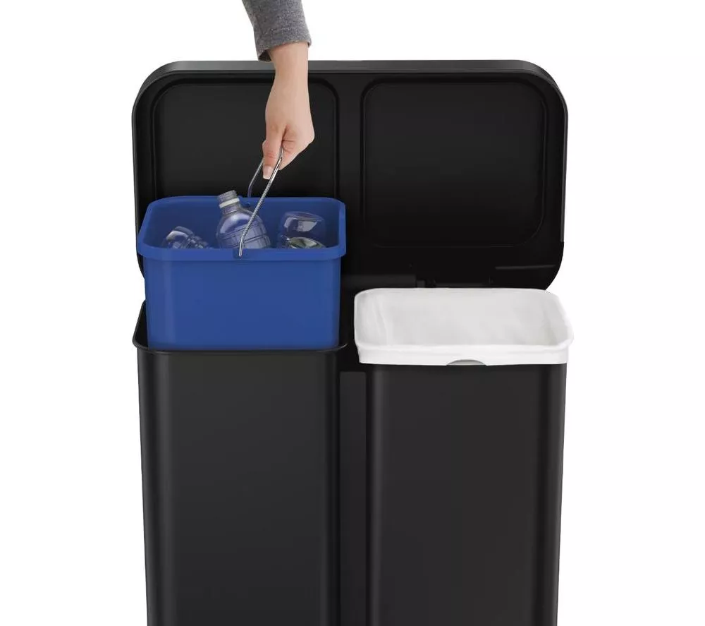 SIMPLEHUMAN ST2043 58-litre Rectangular Bin - Matte Black