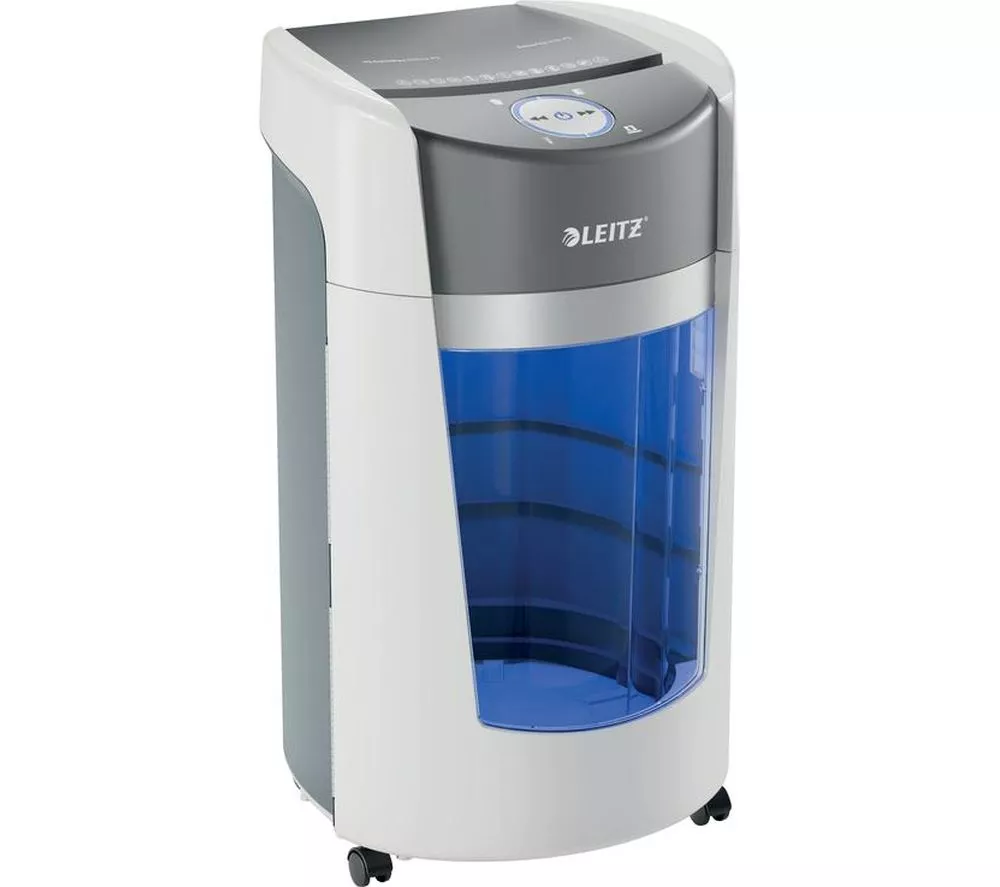 LEITZ IQ OptiMax Office P5 Micro Cut Paper Shredder