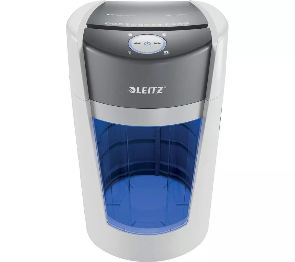 LEITZ IQ OptiMax Office P5 Micro Cut Paper Shredder