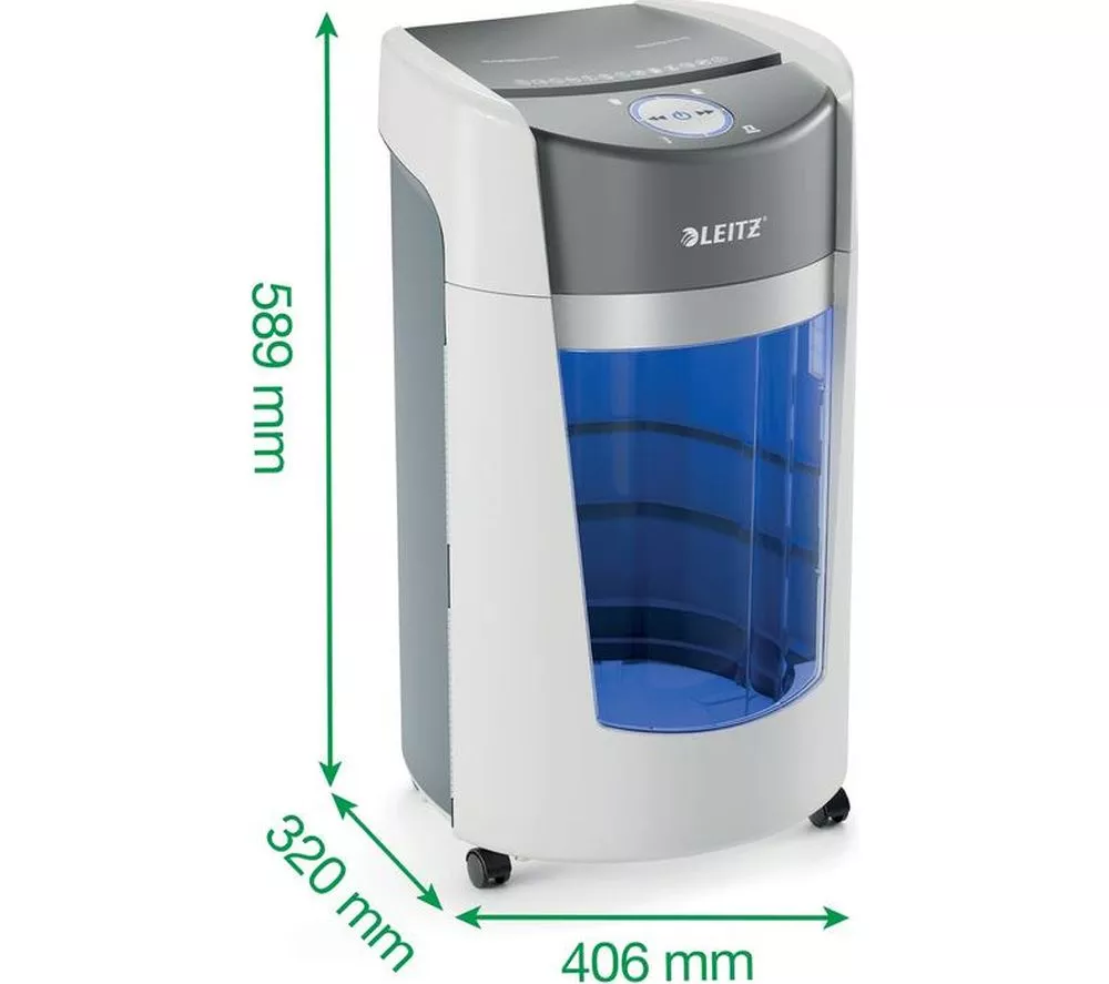 LEITZ IQ OptiMax Office P5 Micro Cut Paper Shredder