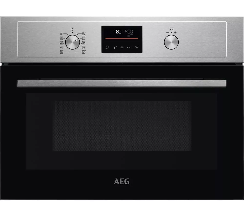 AEG KMX365060M Built-in Combination Microwave - Stainless Steel