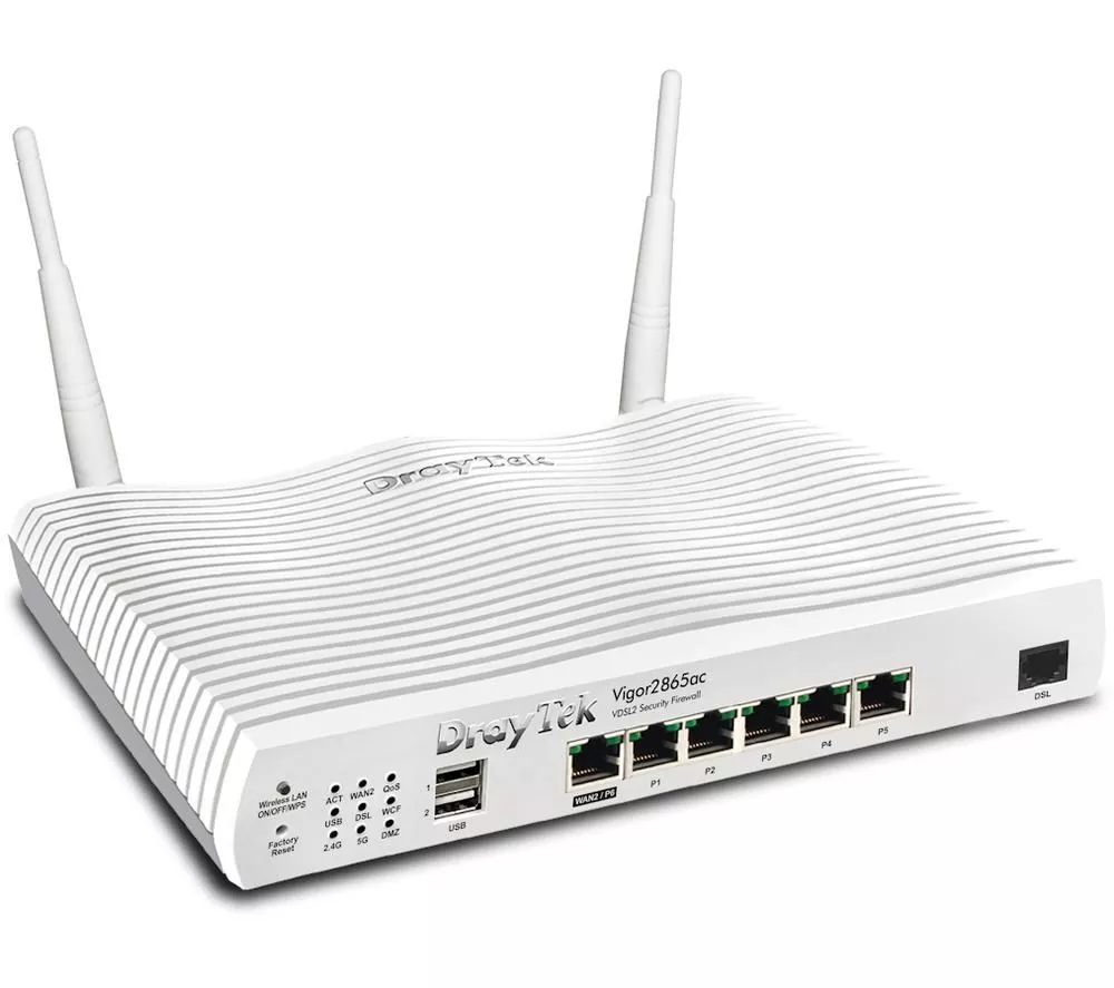DRAYTEK Vigor 2865Lax 5G WiFi Modem Router - AX 3000, Dual-band