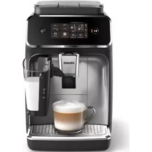 PHILIPS Series 2300 LatteGo EP2336/40 Smart Bean to Cup Coffee Machine - Chrome and Black