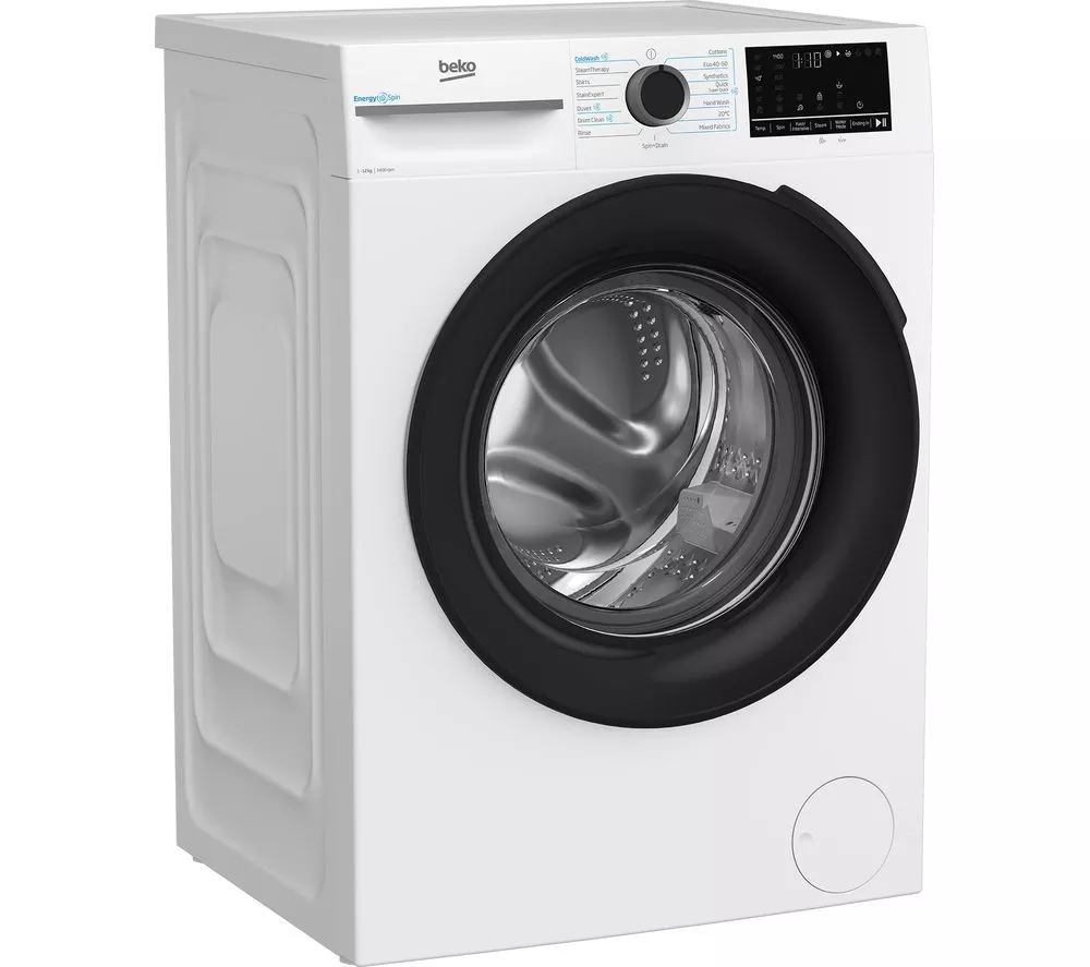 BEKO Pro EnergySpin BM3WT1241IW 12 kg 1400 Spin Washing Machine - White