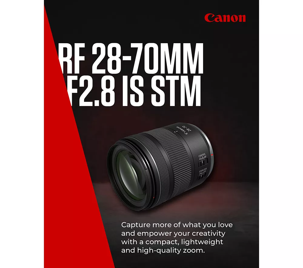 CANON RF 28-70 mm f/2.8 IS STM Wide-angle Zoom Lens