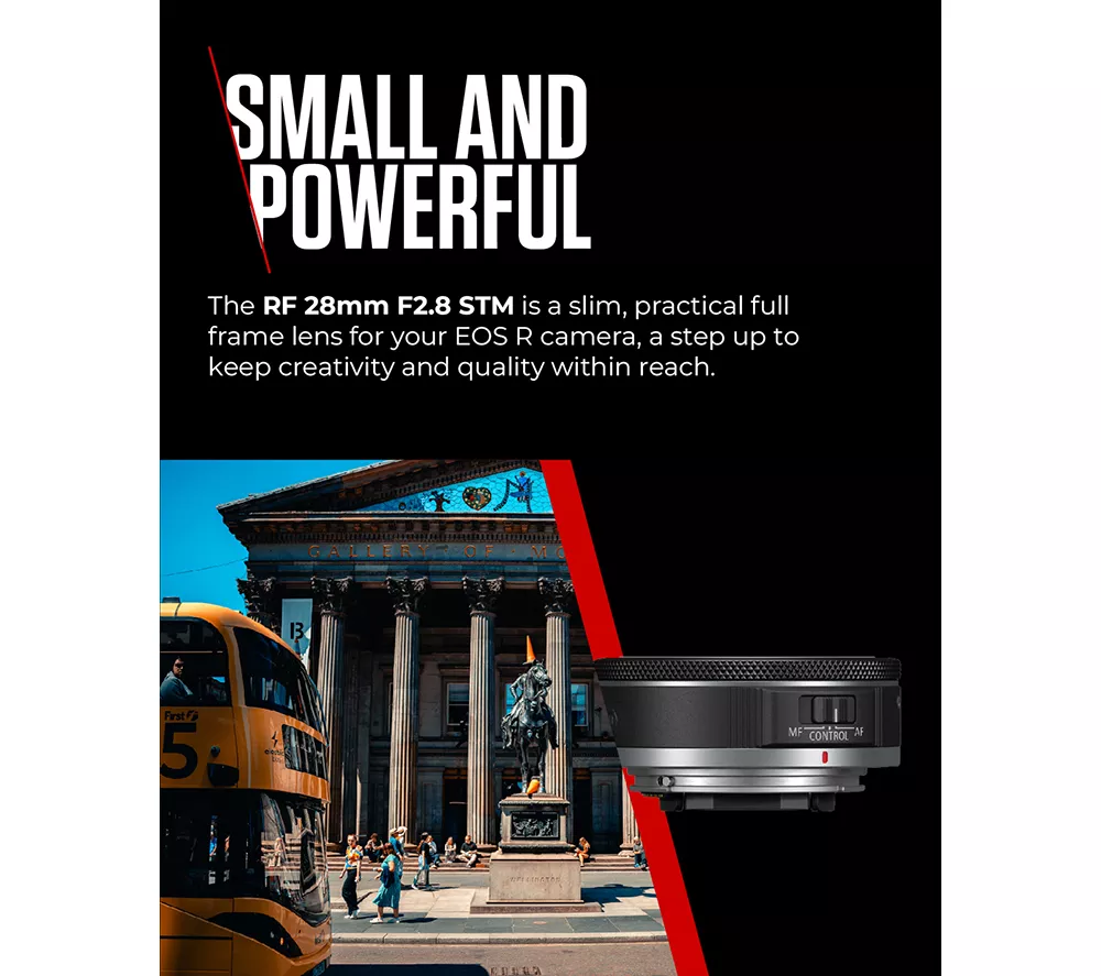 CANON RF 28 mm f/2.8 STM Wide-angle Prime Lens