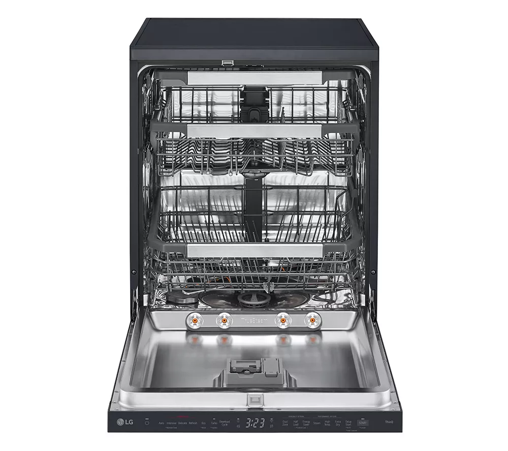 LG TrueSteam DF587HMS Full-Size WiFi-enabled Dishwasher - Black