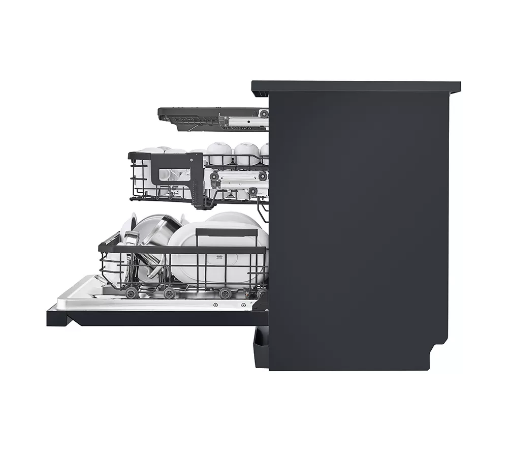 LG TrueSteam DF587HMS Full-Size WiFi-enabled Dishwasher - Black