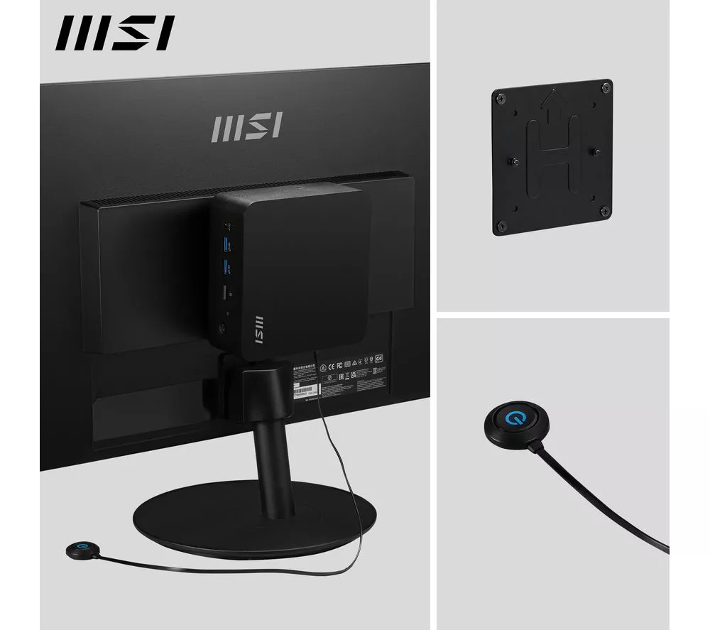 MSI Cubi NUC 1M Mini Desktop PC - Intel® Core™ 5, 512 GB SSD, Black