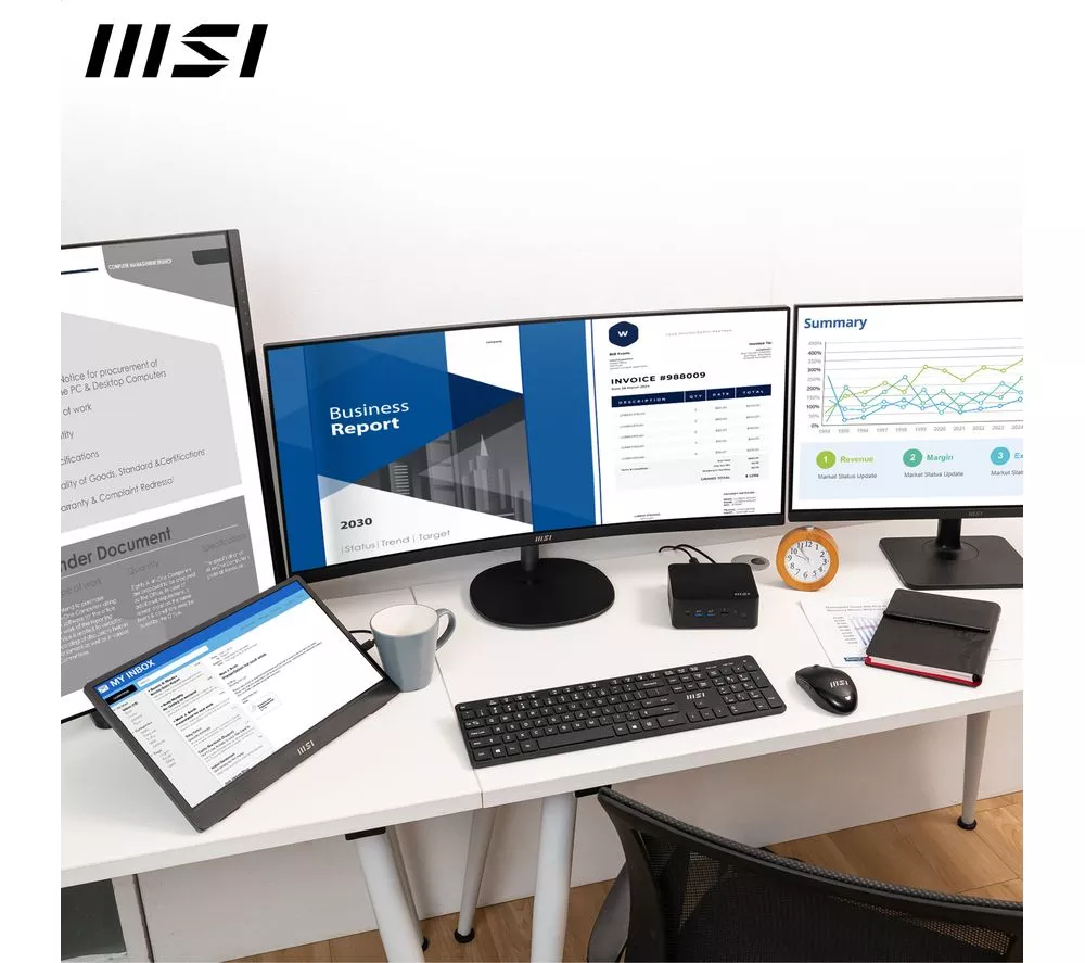 MSI Cubi NUC 13MQG Mini Desktop PC - Intel® Core™ i5, 512 GB SSD, Black
