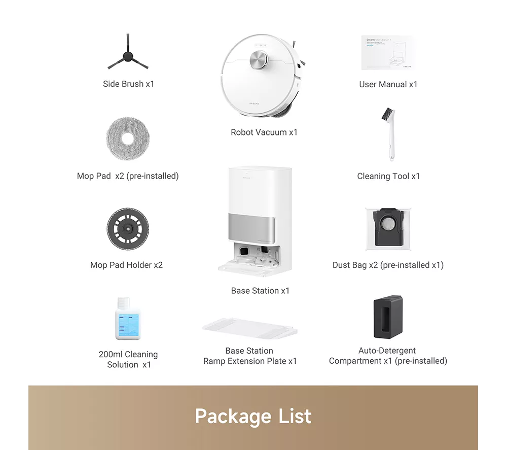 DREAME L10s Ultra Gen2 Robot Vacuum Cleaner - White