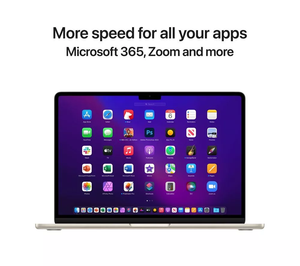 APPLE MacBook Air 13.6" (2022) - M2 256 GB SSD Starlight