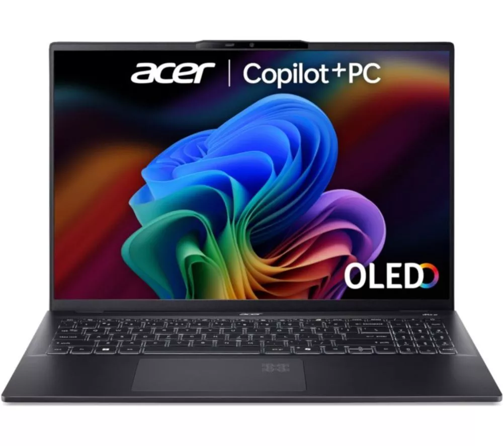 ACER Swift AI 16" Laptop, Copilot+ PC - Intel® Core™ Ultra 7, 1 TB SSD, Black