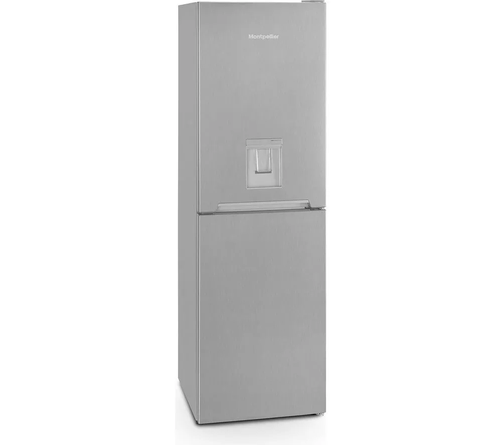 MONTPELLIER MFF183EXWD 50/50 Fridge Freezer - Inox