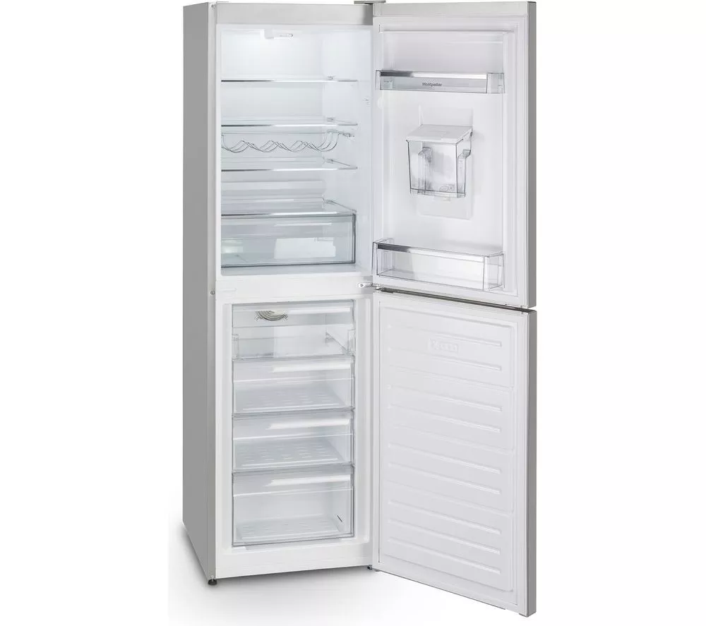 MONTPELLIER MFF183EXWD 50/50 Fridge Freezer - Inox