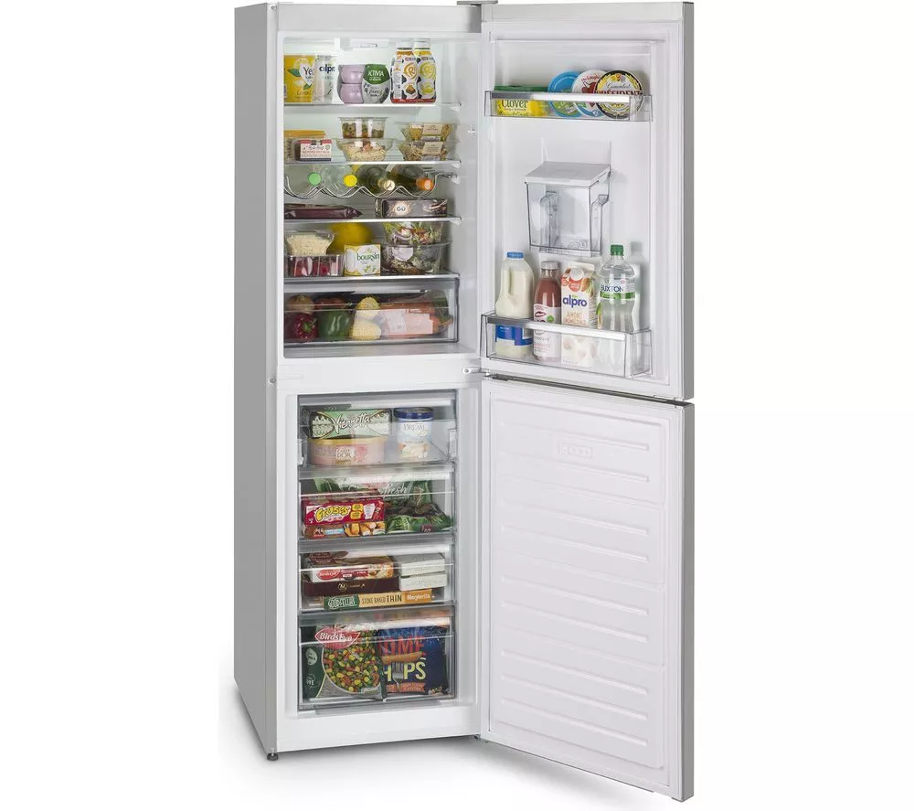 MONTPELLIER MFF183EXWD 50/50 Fridge Freezer - Inox