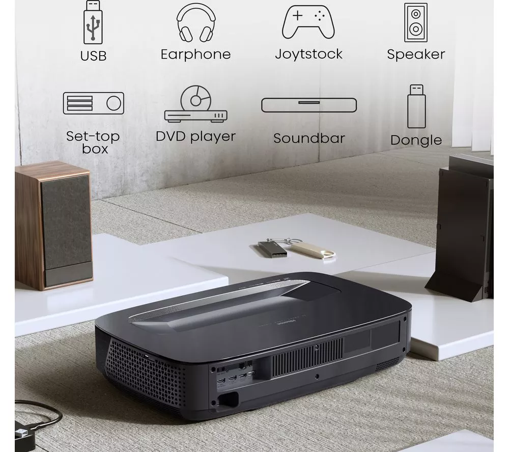 HISENSE PL2TUK Smart 4K Ultra HD Laser TV Projector