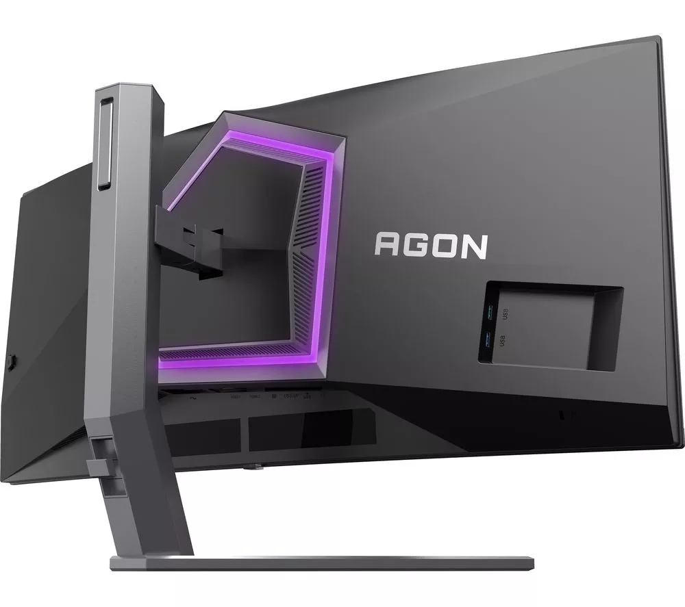 AOC AGON PRO AG346UCD Wide Quad HD 34" Curved OLED Gaming Monitor - Black