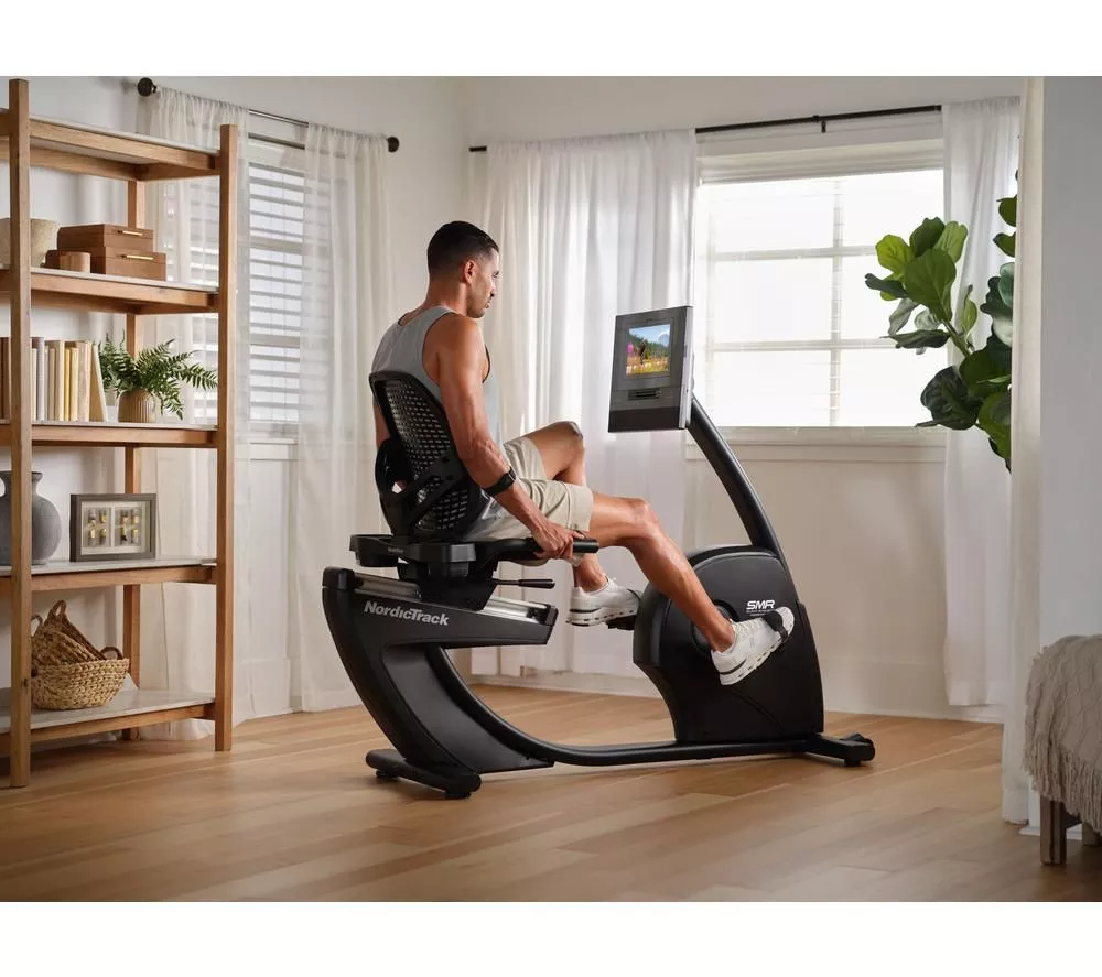 NORDICTRACK GX 10 Smart Bluetooth Recumbent Exercise Bike - Black