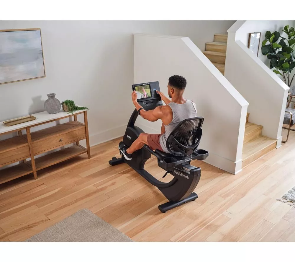 NORDICTRACK GX 10 Smart Bluetooth Recumbent Exercise Bike - Black