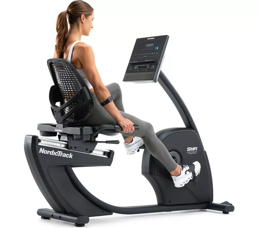 NORDICTRACK GX LE Smart Bluetooth Recumbent Exercise Bike - Black