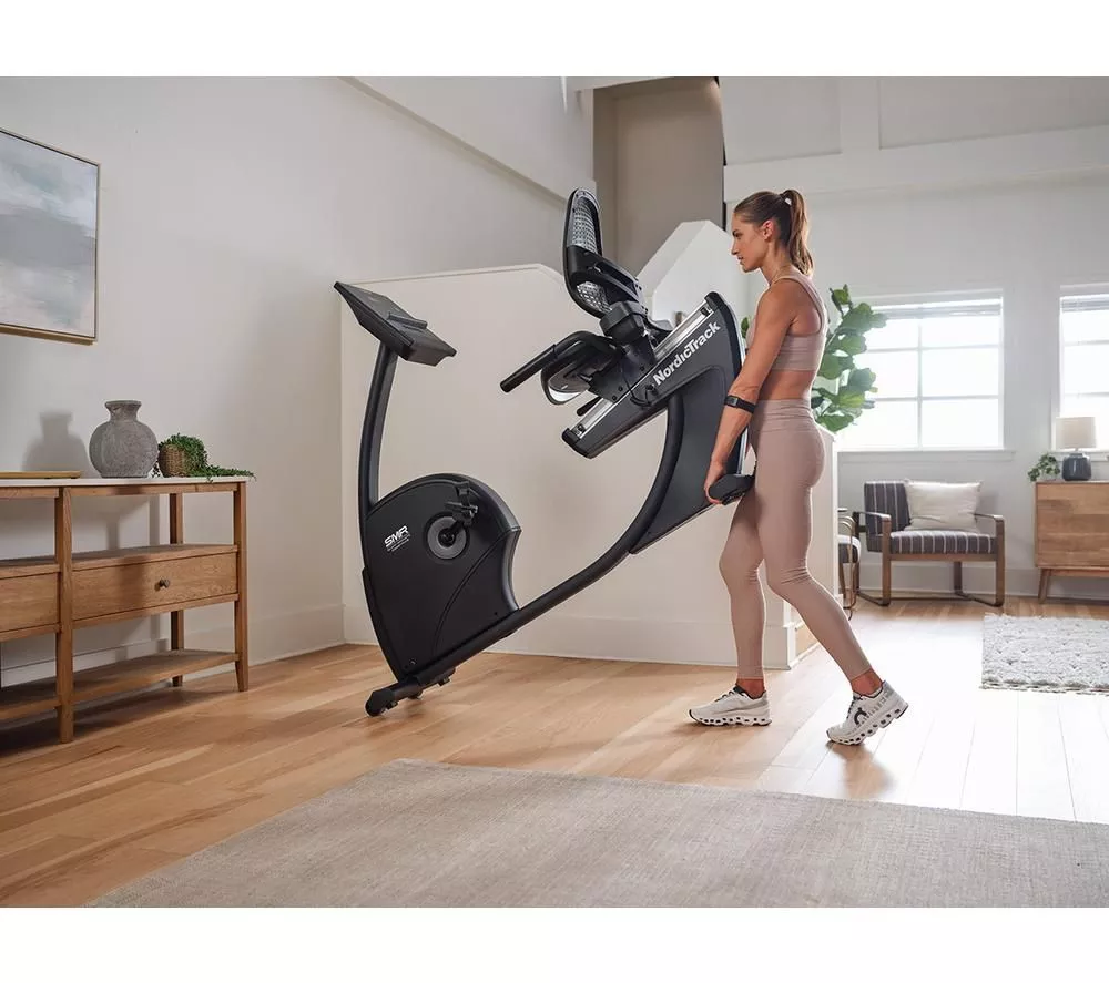 NORDICTRACK GX LE Smart Bluetooth Recumbent Exercise Bike - Black