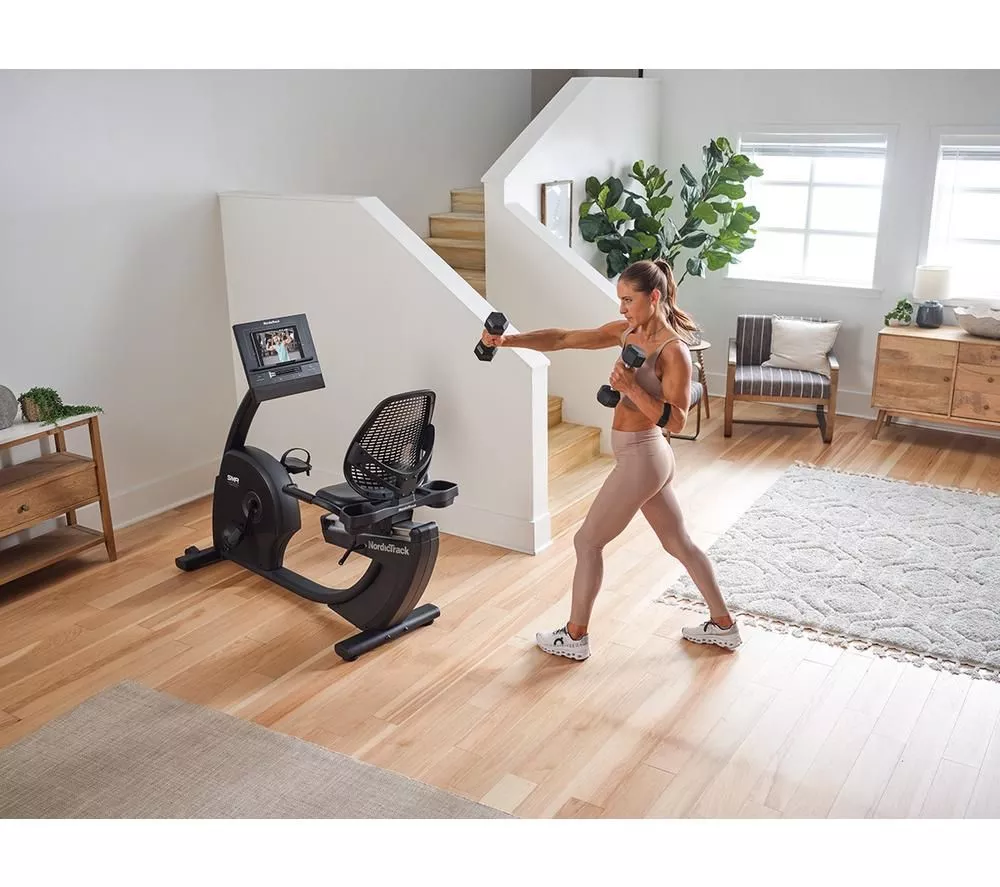 NORDICTRACK GX LE Smart Bluetooth Recumbent Exercise Bike - Black