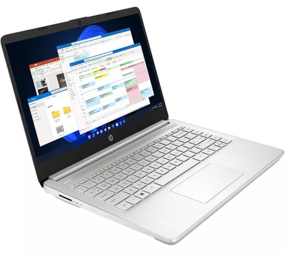 HP 14s-dq5501sa 14" Refurbished Laptop - Intel® Core™ i7, 512 GB SSD, Silver (Excellent Condition)