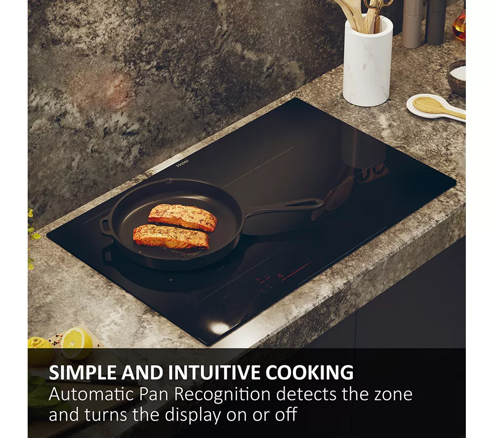 HAIER HAMTB86IRCS 80 cm Electric Induction Hob - Black