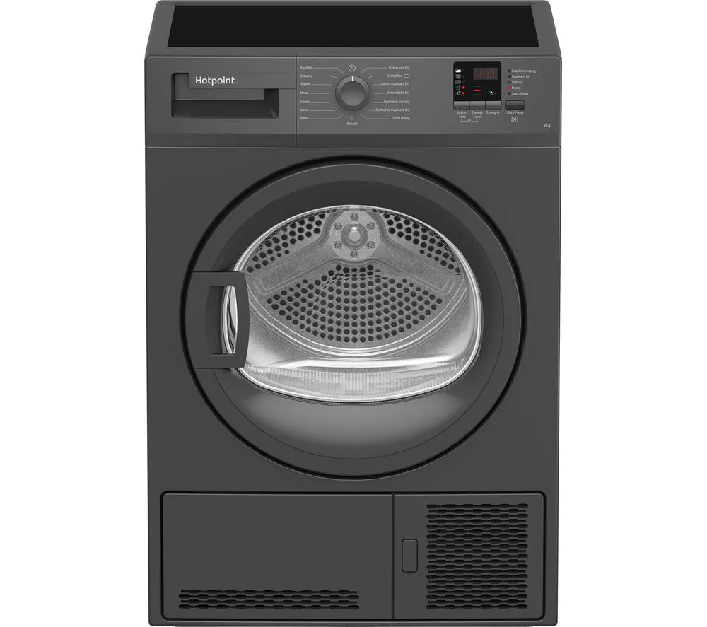 HOTPOINT C HD C92 GGGD UK 9 kg Condenser Tumble Dryer - Graphite