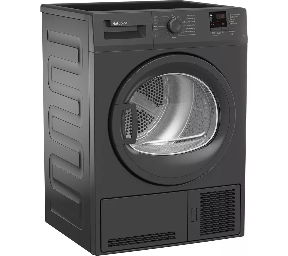 HOTPOINT C HD C92 GGGD UK 9 kg Condenser Tumble Dryer - Graphite