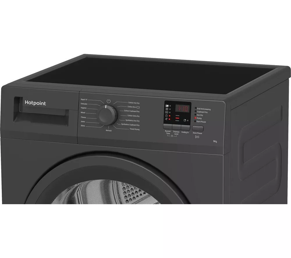 HOTPOINT C HD C92 GGGD UK 9 kg Condenser Tumble Dryer - Graphite
