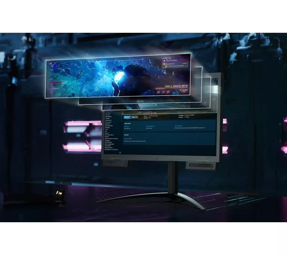 ACER Predator SpatialLabs View PSV27-2 4K Ultra HD 27" TFT LCD Gaming Monitor - Black